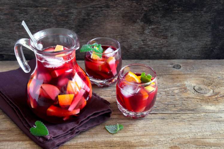 Sangria, a healthy little fruit&nbsp;salad